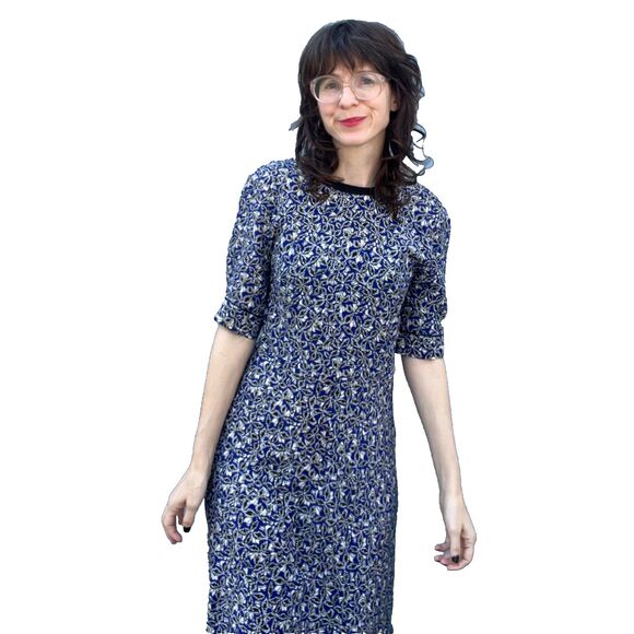 MARNI Dress Summer Edition 2013 Blue Size Small Size 40 US S/M 100% Silk - Picture 1 of 16